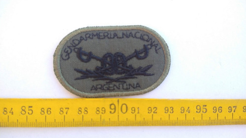 Escudo Parche Bordado Gendarmeria Nacional Argentina   #23