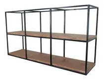 Comprar Alacena Estantería Modular 120x30x60 Cocina Enchapado Hierro