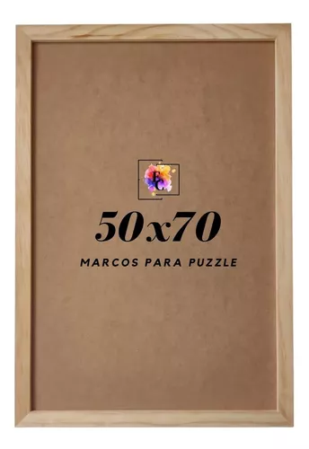 Marco De Madera Para Puzzle, 50x70, Sin Vidrio
