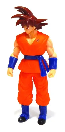 Figura Goku Dragon Ball Super Sayayin Dios Red Luz Led 25cm Figura Goku Dragon Ball Super Sayayin Dios Red Luz Led 25cm