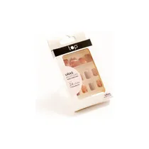 Comprar Uñas Postizas Rosas X24 Piezas Con Pegamento
