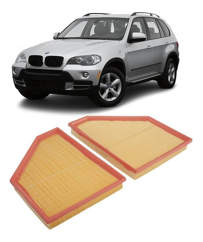 Imagem 5 de 6 de Filtro Ar Motor Bmw X5 4.8 V8 32v E70 2007 2008 2009 2010