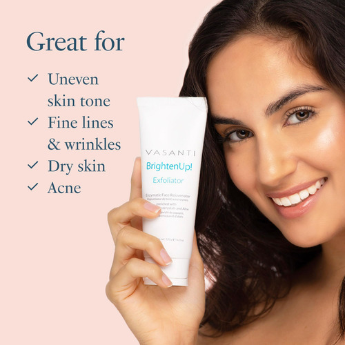 Rejuvenecedor Facial Vasanti ¡brighten Up! Exfoliante Suave,