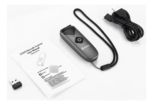 Scanner De Mão Leitor Código De Barras Qr Code Bluetooth Usb