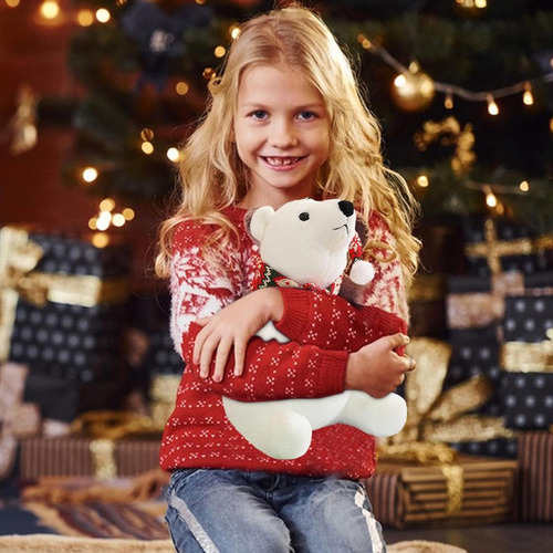 Oso Polar Felpa Oso Navidad - Oso Polar Regalo