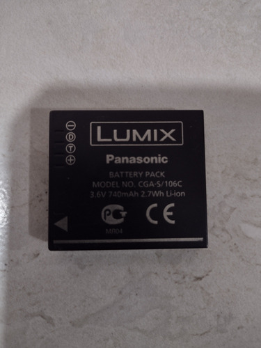 Batería Sin Cargador Panasonic Lumix Cga-s Original 