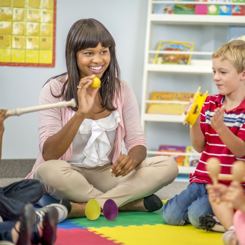 Huevos De Percusión Para Juguetes Infantiles, 15 Unidades