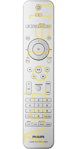 Controle Original Philips Ht Home Theater Philips Com Dvd T3