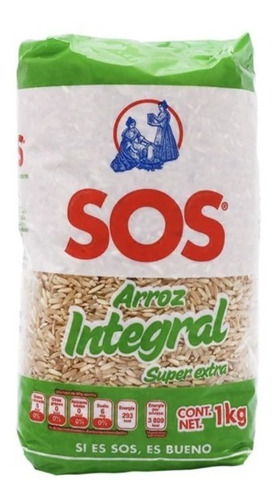 Arroz Sos Integral 1kg