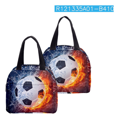 Fweaad Bolsas De Almuerzo Para Niños, Loncheras De Fútbol