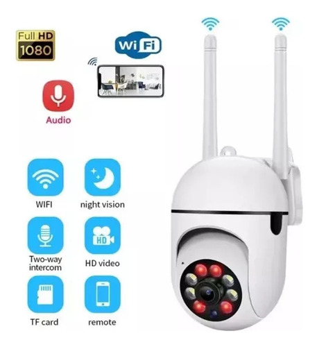 Set 3 Cámaras De Seguridad Exterior Wifi Inalámbrica 360° Hd