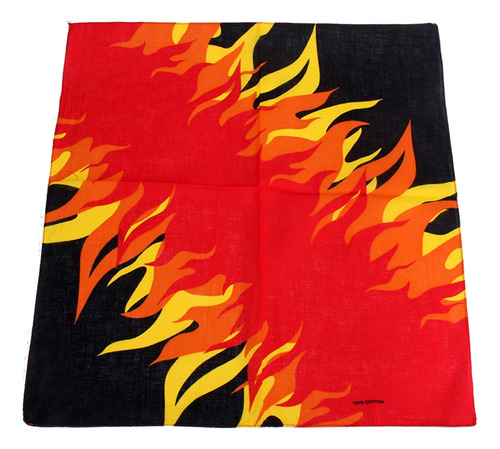 Pañuelo Para La Cabeza Con Estampado Fire Bandana Para Mujer