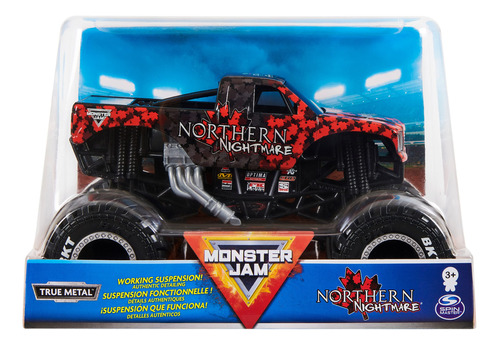 Monster Truck Monster Jam Northern Nightmare A Escala 1:24