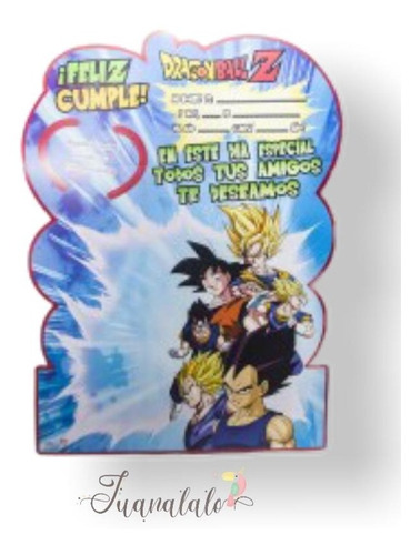 Set 2 Afiches: Bienvenido + Firma Dragon Ball Z 40 X 54 Cm.