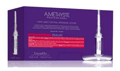 Ampollas Amethyste Stimulate Hair Loss 12x8ml Farmavita
