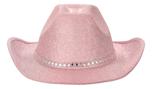 Sombreros De Vaquero Brillantes Con Plumas Para Mujer Y Homb