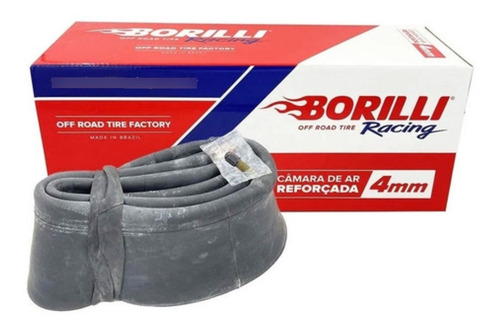 Imagem 4 de 6 de Camara Ar Moto Borilli Reforcada 4mm Aro 18 Trilha Motocross