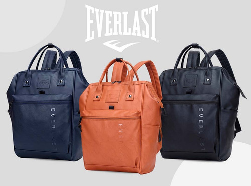 Imagen 8 de 10 de Cartera Mochila Everlast Mujer Anti-robo Espalda Urbana Lady