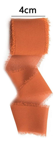 3 Fitas De Seda De Chiffon De 1,97 Polegadas Com Bordas