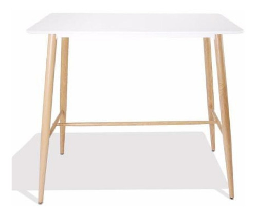 Mesa Bar Eames Rectangular 120x60cm Blanca O Negra / Nordik