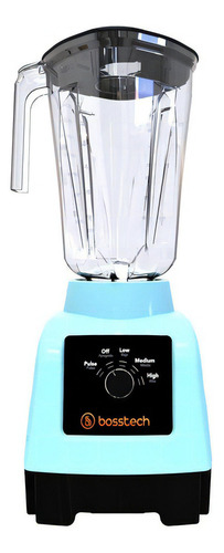 Licuadora 750w Plástico 2l Perilla 3vel Bosstech B3 Celeste Color Azul Pastel