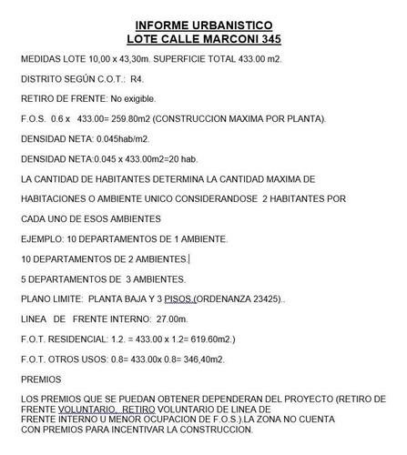 Imagen 2 de 2 de Lote Villa Primera