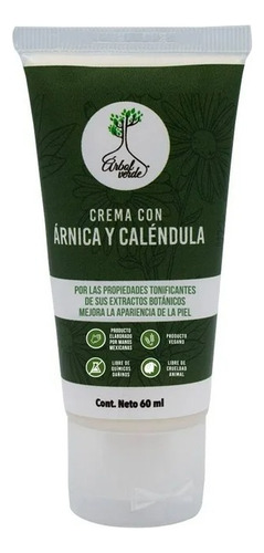 Crema Para Manos Árbol Verde Con Árnica Y Caléndula 60 Ml Fragancia Neutro