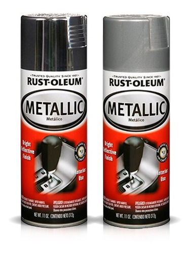 Aerosol Rust Oleum Automotive Metallic Para Interior | 312gr