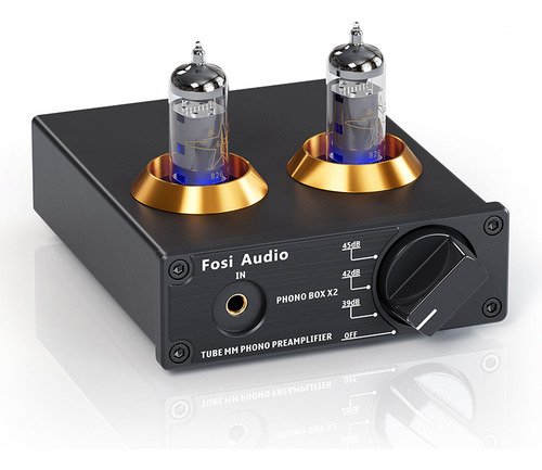 Amplificador De Áudio Estéreo Fosi Audio Box X2 Cor Preto Potência De Saída Rms 200 W