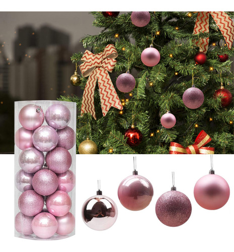 48 Piezas De Adornos Para Árboles De Navidad, Bolas De