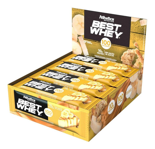 Best Whey Bar (cx C/ 12 Unidades) - Atlhetica Nutrition