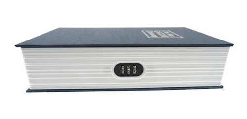 Caja De Valor Forma De Libro Plastico 24 Cm Con Combinacion