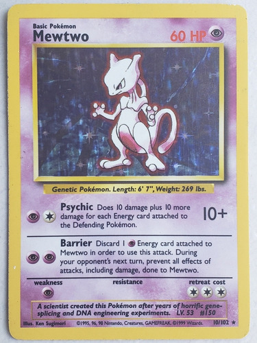 Pokémon 4 Cartas Holo Base Set Año 1999 Inglés