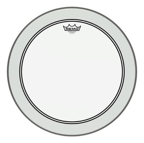 Pele Bumbo 18 Pol Powerstroke 3 Transparente P3-1318-bp Remo
