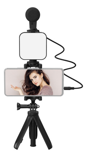 Kit De Vlogging Video Trrs, Soporte Para Teléfono, Teléfono