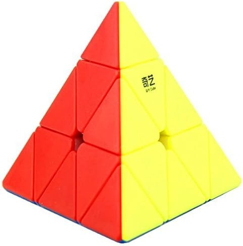 Cuberspeed ??qiming Pirámide Cubo Mágico Sin Pegatinas Mofan