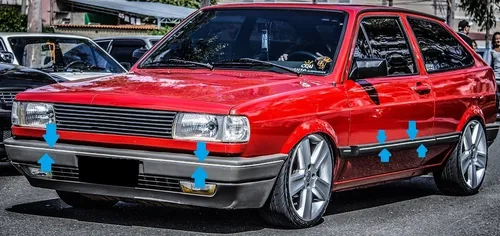 Vw Gol Linea Vieja Vira Blanco Nacar 5 Mm De Ancho X Metro !
