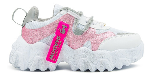 Tenis Chunky Dama Blanco Plataforma Sneakers Moda 22-26