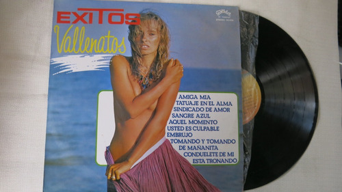 Vinyl Vinilo Lp Acetato Exitos Vallenatos Lora Leandro