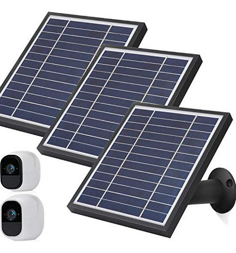 Kit Solar Para Cámaras Arlo Pro/pro2: Panel, Cable Y Soporte