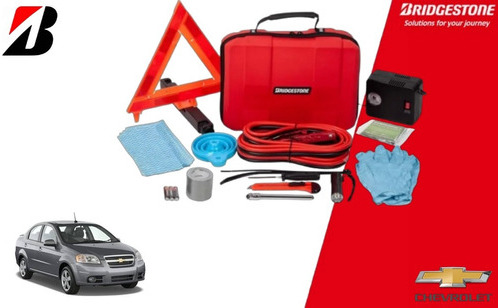 Kit De Emergencia Seguridad Auto Bridgestone Aveo 2009