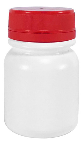 Pote Para Cápsulas 30ml Com Tampa Rosca Lacre (400 Unidades) Sabor Vermelha