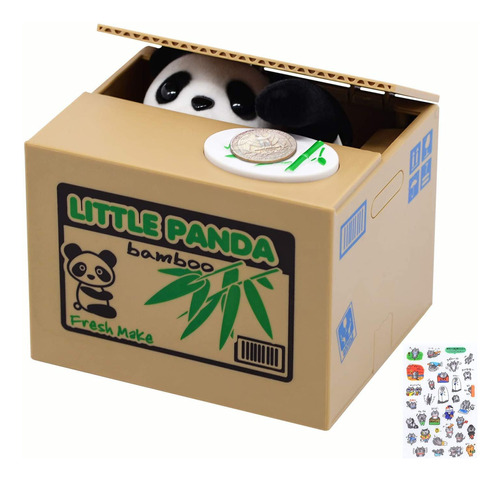 Alcancia Panda, Panda Robando Monedas