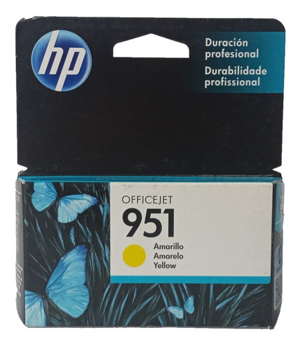 Cartucho Hp 951 Amarillo Original Cn052al Vigente Verificabl