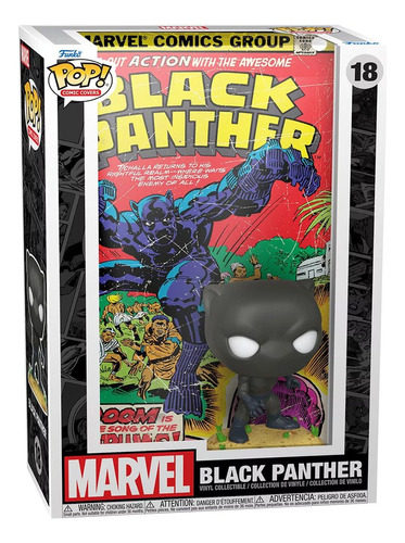 Funko Pop Comic Covers Black Panther - Pantera Negra