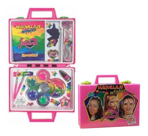 Imagen 2 de 4 de Valija Juliana Maquillaje Artístico Chica Ma203 Original