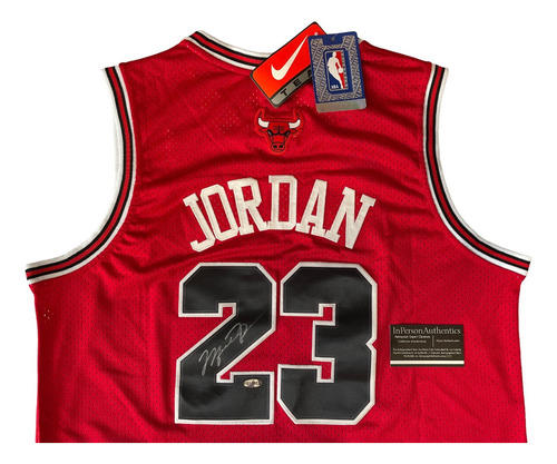 Jersey Autografiado Por Michael Jordan Autografo Certificado