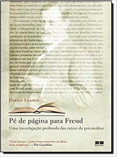 Pé De Página Para Freud, De Leader, Darian. Editora Bestseller, Capa Mole, Edição 1ª Edição - 2010 Em Português