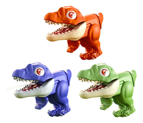 M0r Pistola De Agua A Presión Para Dinosaurios 3 Piezas