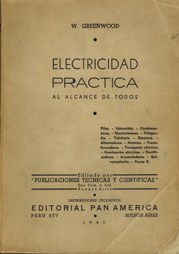  Electricidad Práctica. Al Acance De Todos - Greenwood